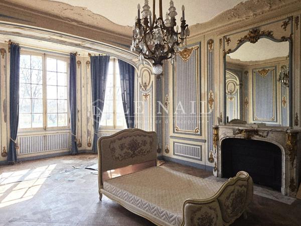 Château XIXe siècle, gîtes et dépendances sur 4 ha en Normandie