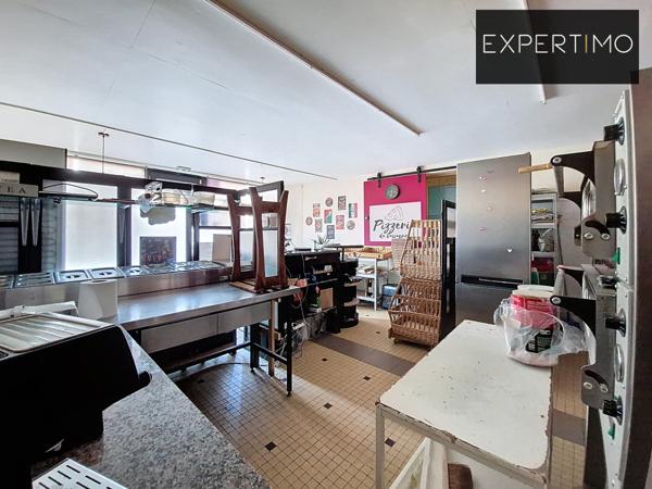 Cassagnes-Bégonhès (12120) Maison de village 120m² 6P 3CH + local commercial 40m²