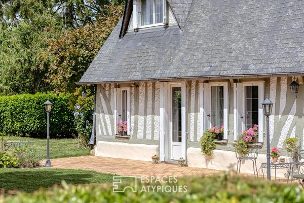 Longère normande revisitée avec jardin et dépendance