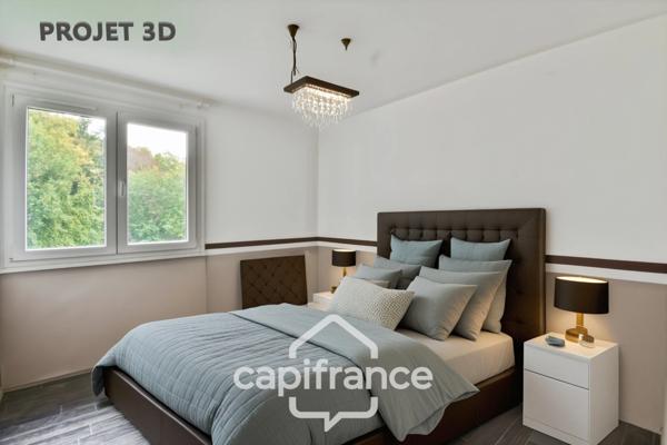 Appartement T4 lumineux avec balcon plein sud, et stationnement privatif