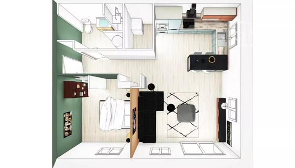 Appartement 2 pièces de 55 m² entièrement rénové en 2025 avec jardin de 110 m²