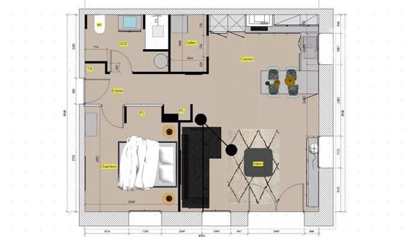 Appartement 2 pièces de 55 m² entièrement rénové en 2025 avec jardin de 110 m²
