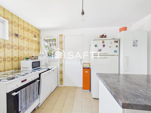 CLAOUEY Maison 3 chambres avec garage.