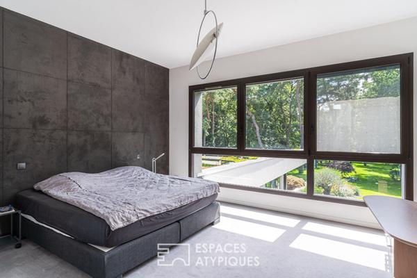 Villa d’architecte et son spa privé au coeur d’un parc arboré