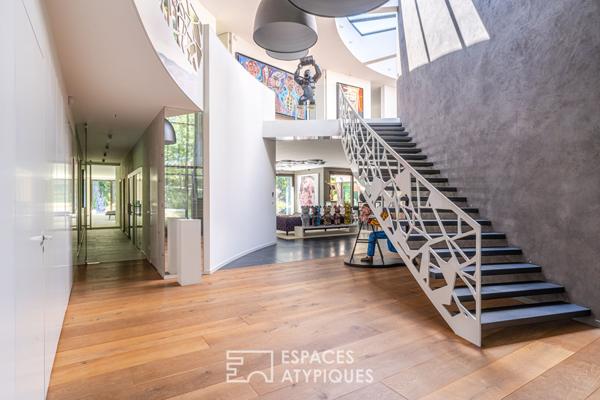 Villa d’architecte et son spa privé au coeur d’un parc arboré