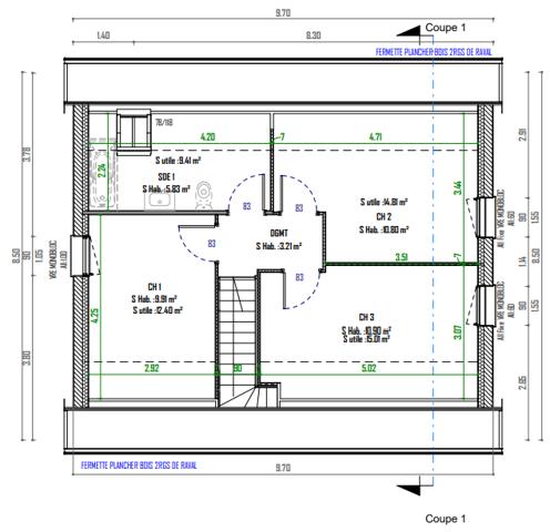 Achat maison Terres-de-Caux - 4 pièce(s) - 92 m² - 248 199 €