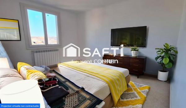 Appartement  familial type 4 avec Vue dégagée mer et ville- Secteur en devenir