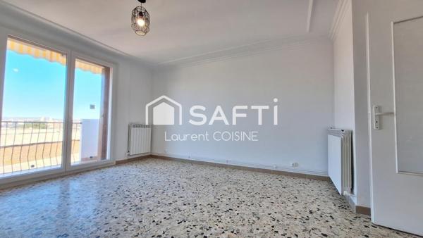 Appartement  familial type 4 avec Vue dégagée mer et ville- Secteur en devenir