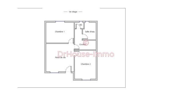 Maison à vendre 3 pièces de 51 m²