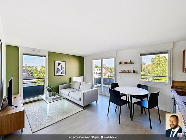 Appartement Longjumeau 3 pièces 59 m²  avec balcons et stationnements