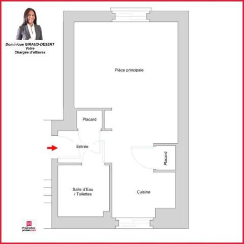 92800 PUTEAUX RUE MARIUS JACOTOT - EXCLUSIVITÉ - STUDIO À VENDRE