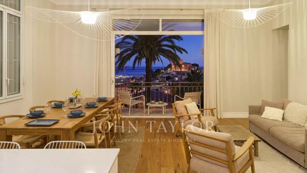Appartement Belle époque rénové avec vue sur la Baie de Cannes