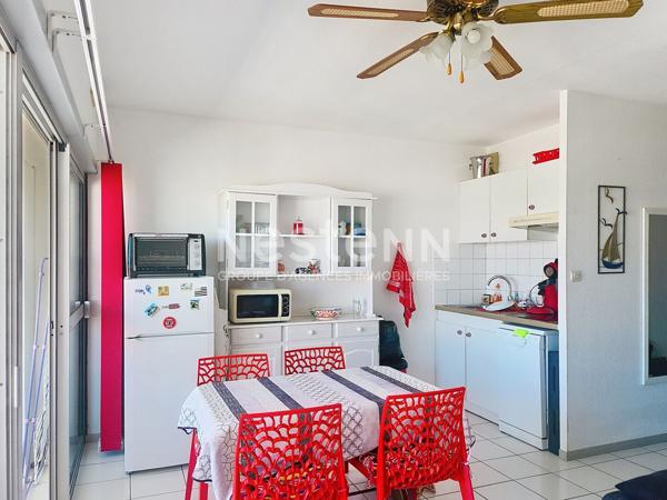Le Barcarès- A Vendre Appartement T2 meublé avec terrasse