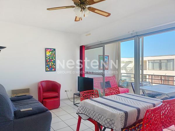 Le Barcarès- A Vendre Appartement T2 meublé avec terrasse