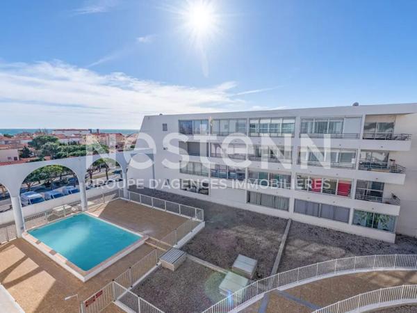 Le Barcarès- A Vendre Appartement T2 meublé avec terrasse