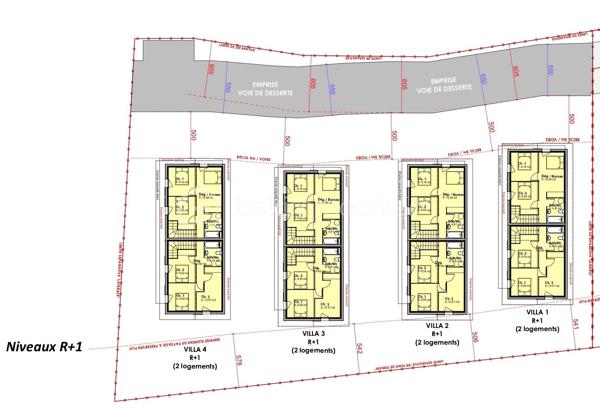 À saisir terrain constructible de 1771m² sur la commune du Boucau.

Projet déjà réalisé pour 4 maisons avec chacune 2 logements
soit un total de 8 logements avec jardin.
PC accordé et purgé de tout recours.
Viabilisation en bordure - Assainissement collectif.

Sur demande projet complet + plans après un premier contact
téléphonique.

Je suis à votre écoute 7jours/7, je m'adapte à votre planning.