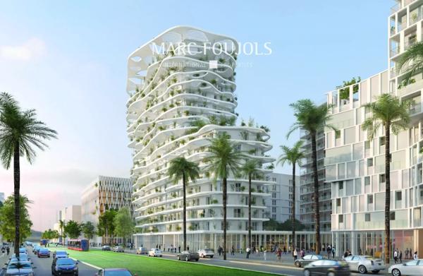 06 Nice – neuf dernier étage 2/3 pièces, terrasse de 23 m² et parking