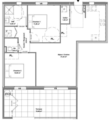 Vente Appartement 3 pièces 64 m2 à Calvi