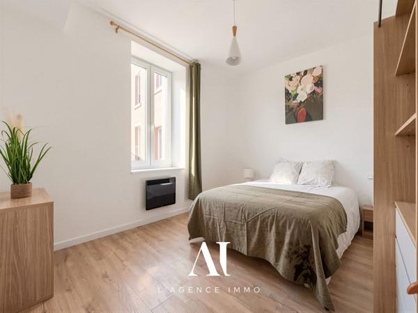 Appartement T2 vendu meublé, entièrement rénové. Centre-ville Oyonnax 01100