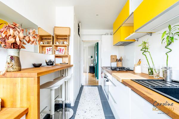 A vendre Nantes Petit T3 St Donatien Tortiere ascenseur balcon parking