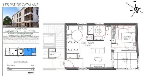 Appartement à vendre 2 pièces 44 m² Argelès-sur-Mer