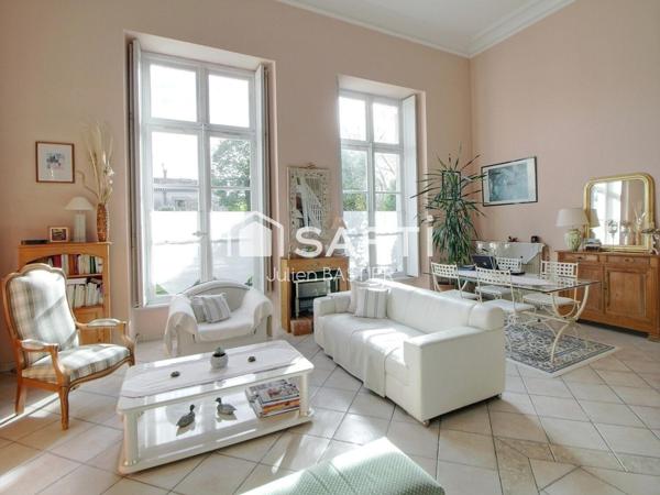 Bordeaux Caudéran - Grand Lebrun / Parc bordelais - Grand appartement de 130m2 avec 3/4 chambres, 2 places de stationnement