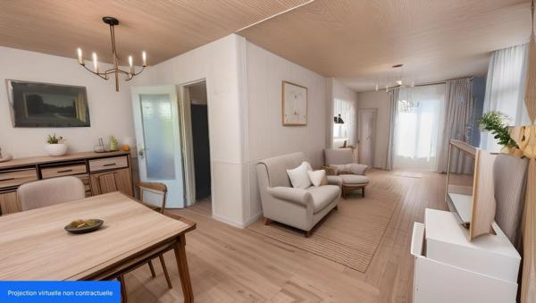 Maison de 89 m2 avec 2 chambres et 1 bureau