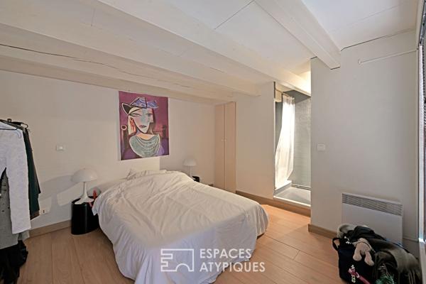 Duplex lumineux et sa verrière en coeur de ville