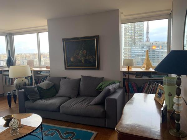 Appartement Paris 15e avec vue sur la Tour Eiffel
