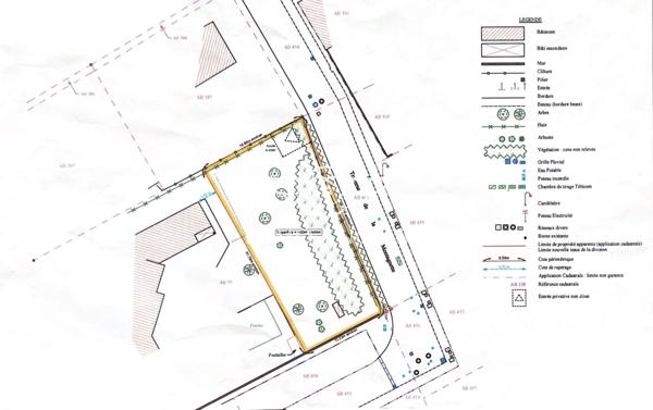 Terrain à batir 481 m2