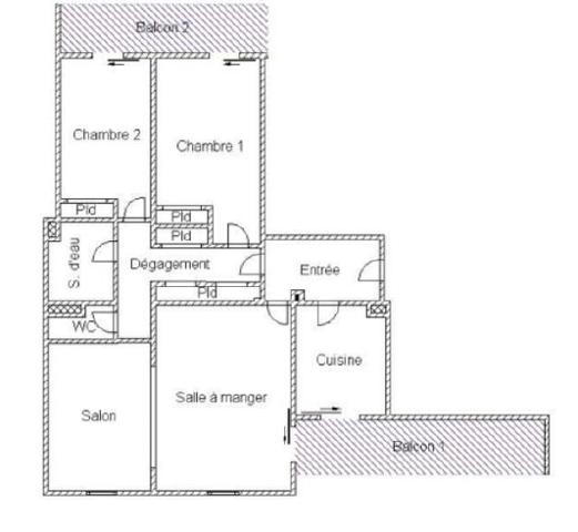LE CANNET – RÉSIDENCE LE VOLNAY – 4 PIÈCES TRANSFORMÉ EN 3 PIÈCES – TERRASSE, BALCON, GARAGE & CAVE – FAIRE OF