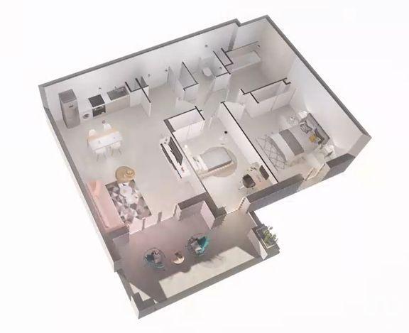 Appartement à vendre 3 pièces 64 m² Vallauris