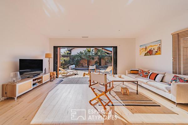 La charmante Oasis avec piscine au centre de La Teste-de-Buch