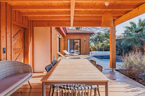 La charmante Oasis avec piscine au centre de La Teste-de-Buch