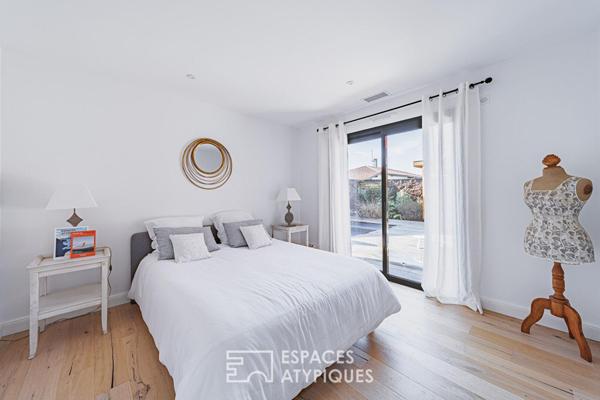 La charmante Oasis avec piscine au centre de La Teste-de-Buch