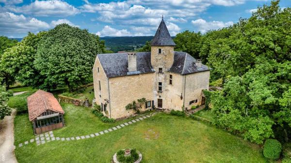 Gîtes chambres d'hôtes - Sarlat-la-caneda RARE -MAGNIFIQUE MANOIR SUR 14 HECTARES - 3 GITES - PISCINE