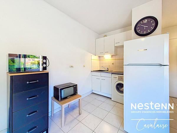 Appartement 2 pièces avec grande terrasse et garage à 200 m des plages à Cavalaire