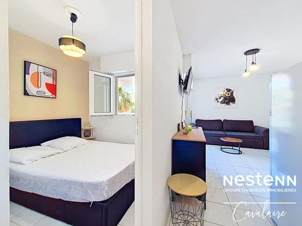 Appartement 2 pièces avec grande terrasse et garage à 200 m des plages à Cavalaire