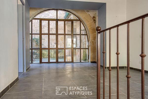 Appartement de charme avec cour extérieure en plein coeur de village