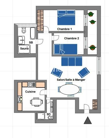 Appartement 3 pièces - 97 m² Bien prestige