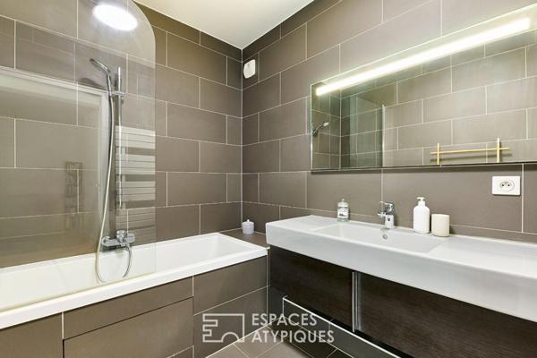 Duplex en dernier étage avec terrasses sur le Canal