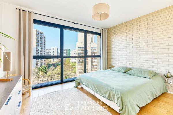 Duplex en dernier étage avec terrasses sur le Canal