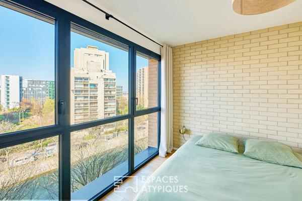 Duplex en dernier étage avec terrasses sur le Canal