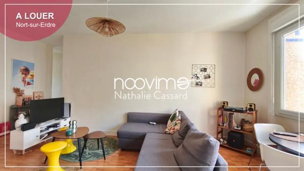A LOUER APPARTEMENT T3 67 m2 PLEIN-CENTRE NORT-SUR-ERDRE