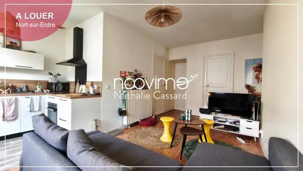 A LOUER APPARTEMENT T3 67 m2 PLEIN-CENTRE NORT-SUR-ERDRE