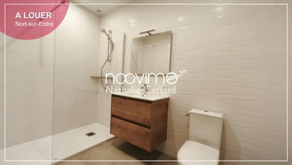 A LOUER APPARTEMENT T3 67 m2 PLEIN-CENTRE NORT-SUR-ERDRE