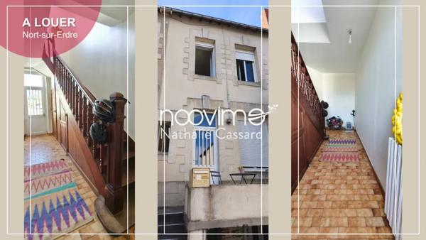 A LOUER APPARTEMENT T3 67 m2 PLEIN-CENTRE NORT-SUR-ERDRE