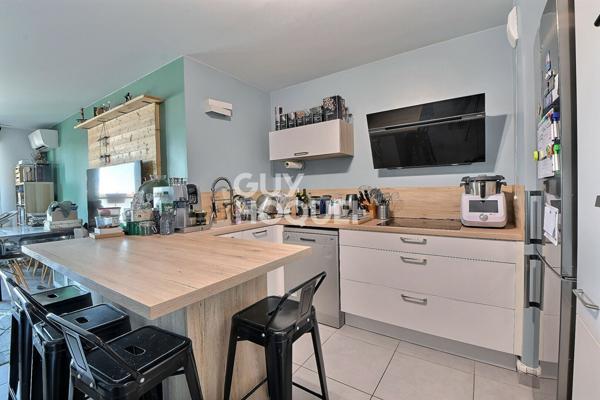 À vendre, T4 de 78 m² avec grande terrasse et garage dans une résidence de 2019 Bron proche Montchat (69500)