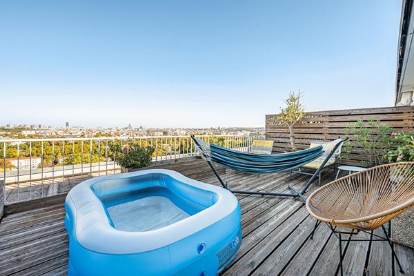 Duplex d'exception avec terrasses et vue Tour Eiffel ? Saint-Cloud