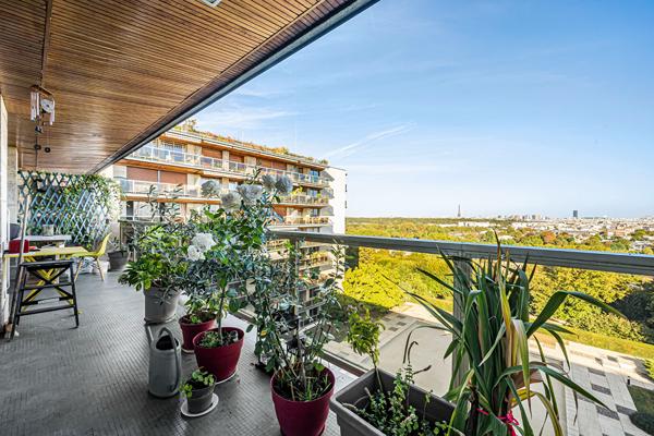 Duplex d'exception avec terrasses et vue Tour Eiffel ? Saint-Cloud